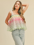 Pastel Flutter Babydoll Top