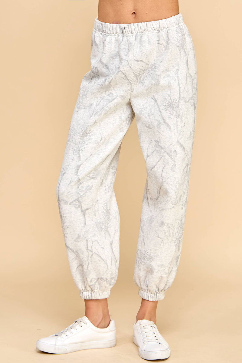 Winter Camo Jogger Sweatpants