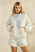 Bluebell Quilted Pullover