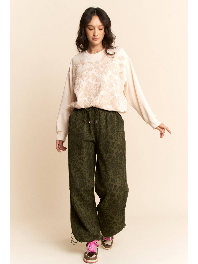 Blush Bloom Embroidered Sweatshirt