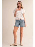 Meadow Collar Embroidered Blouse