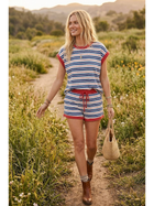 Americana Striped Lounge Set