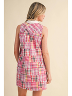 Picnic Madras Patchwork Dress