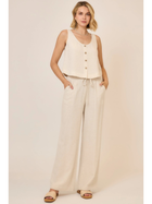 Sands of Summer Linen Drawstring Pants