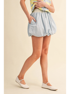 Bubble Hem Mini Skort