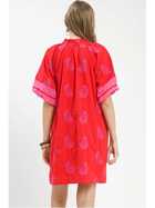 Coastal Palm Tunic Dress