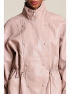Blush Pink Faux-Ever Leather™ Anorak