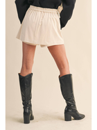 Structured Chic Studded Skort