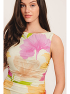 Island Petal Ruched Dress