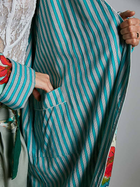 Turquoise Garden Reversible Cotton Robe