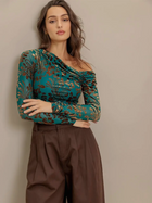 Emerald Muse One-Shoulder Top