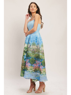 Monet Garden Midi Dress