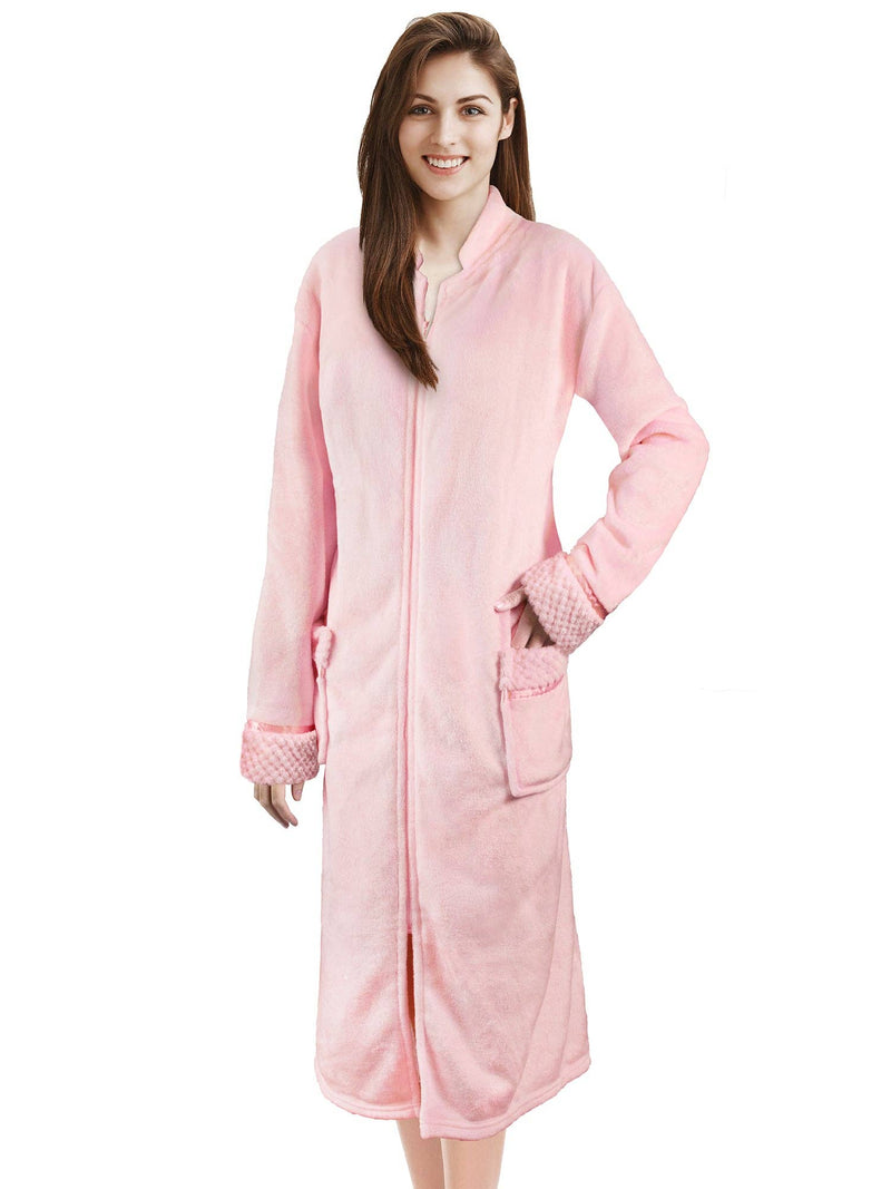 Women's Housecoat Zipper Robe