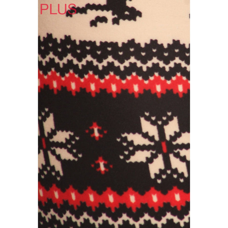 Leggings TC/55 Buttery Soft Always Brushed Elephants PLUS SIZE Leggings TC/55 Buttery Soft Always Brushed Elephants PLUS SIZE