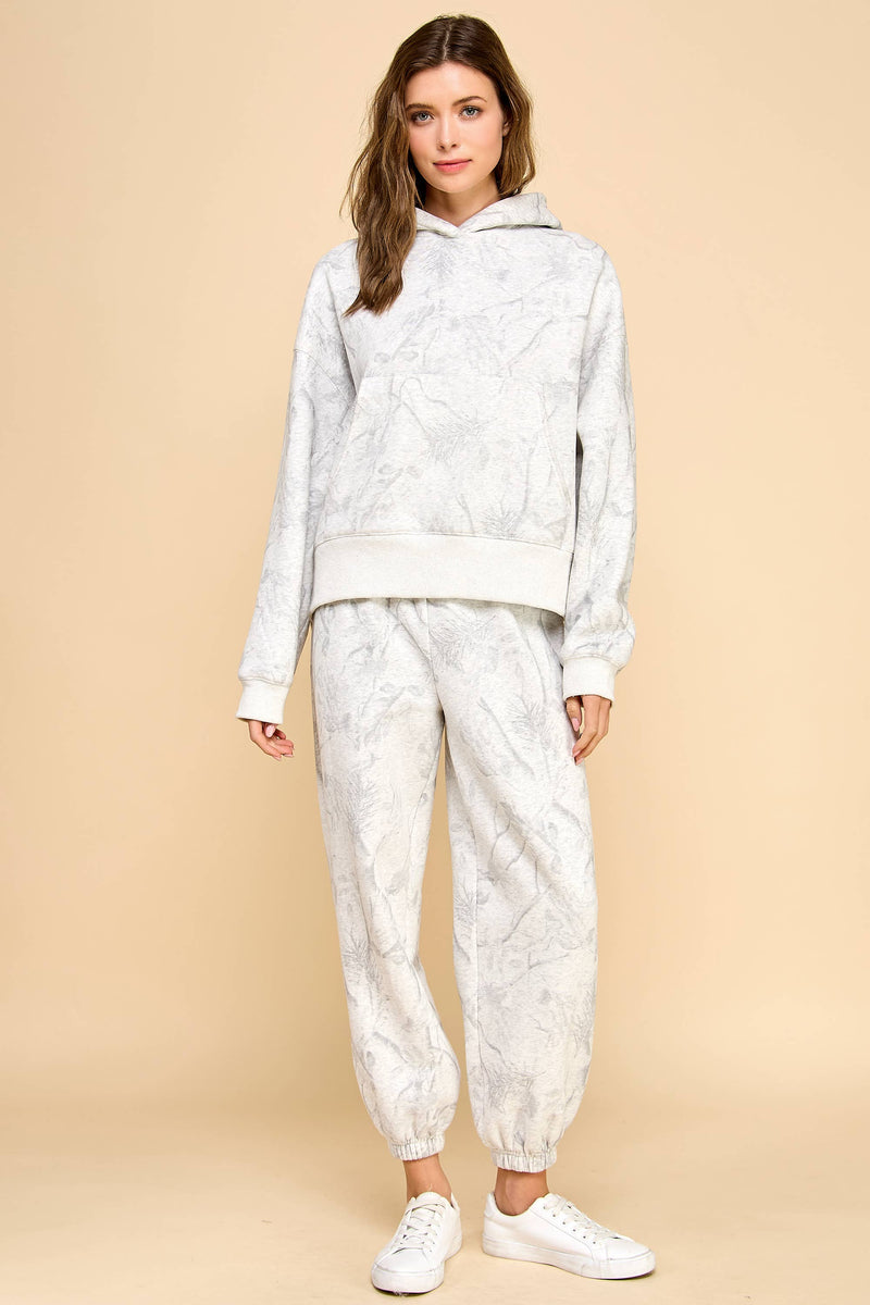 Winter Camo Jogger Sweatpants