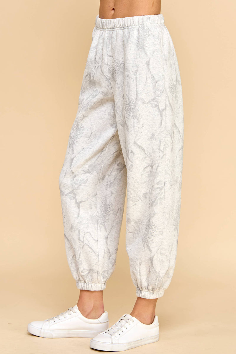 Winter Camo Jogger Sweatpants
