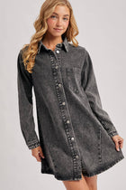 Classic Denim Shirt Dress