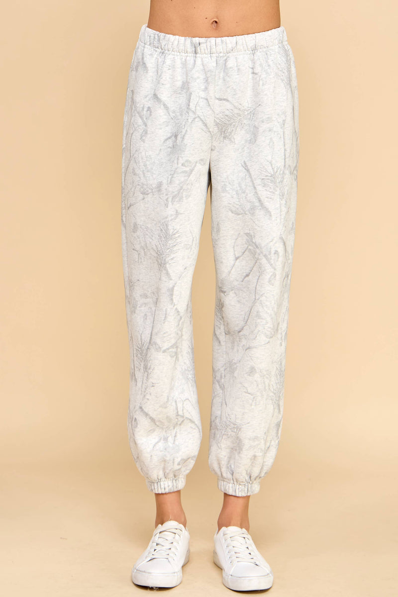 Winter Camo Jogger Sweatpants