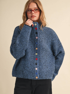 Color Pop Button Cardigan