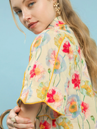 Garden Glow Button-Up Blouse