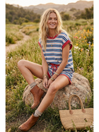 Americana Striped Lounge Set