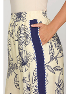 Blue Porcelain Wide-Leg Pants