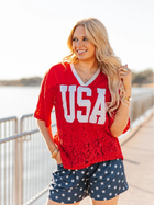 All-Star Lace USA Top