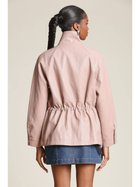 Blush Pink Faux-Ever Leather™ Anorak