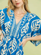 Cerulean Breeze Tiered Midi Dress