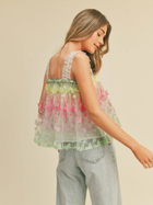 Pastel Flutter Babydoll Top
