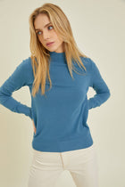Mockneck Pullover Sweater