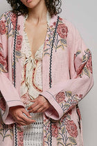 Cotton Kimono Robe Jacket