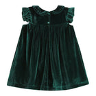 Child's Velour Flutter Sleeve Dress