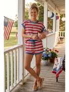 Americana Striped Lounge Set