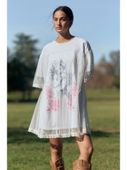 Angel Terry Mesh Layer Dress