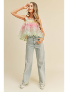 Pastel Flutter Babydoll Top