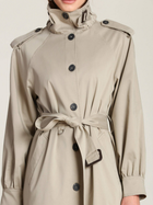 Cotton Blend Utility Trench Coat
