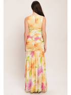 Island Petal Ruched Dress