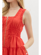 Sundress with Zipper Front