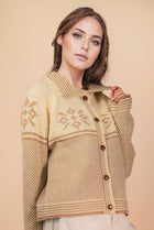 Nordic Snowflake Cardigan Jacket