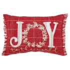 Joy to the World Fringed Pillow 14x20