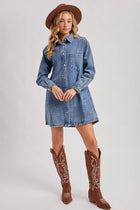 Classic Denim Shirt Dress