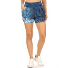 Buttery Soft High Waist Print Harem Shorts