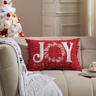 Joy to the World Fringed Pillow 14x20