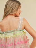Pastel Flutter Babydoll Top
