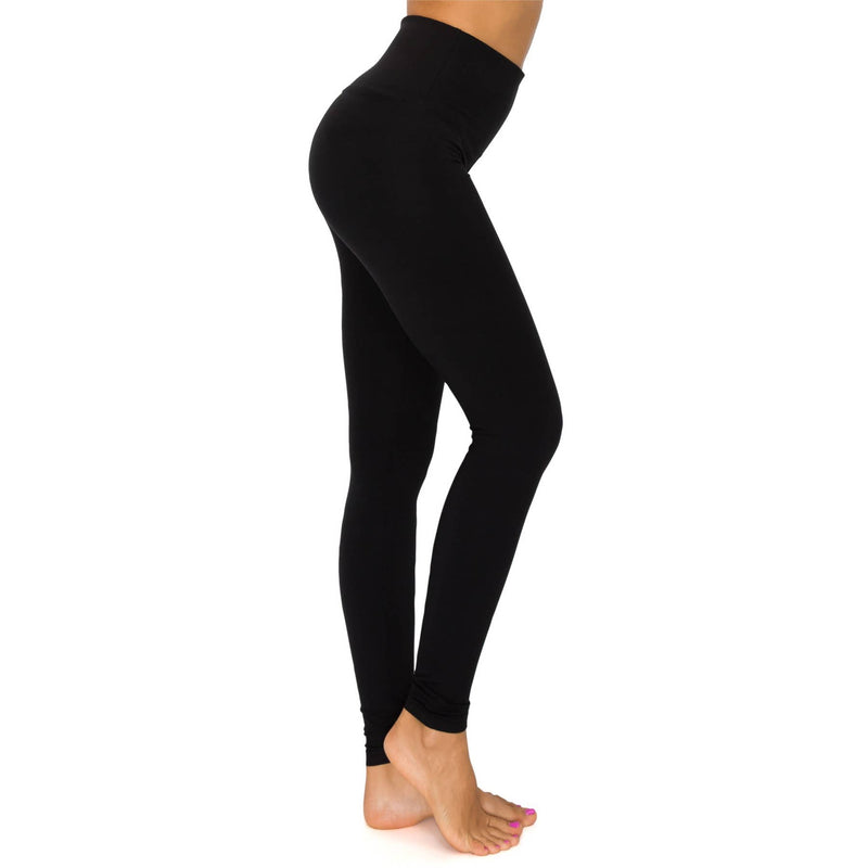 5" Yoga Band Premium Solid Activewear Leggings