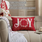Joy to the World Fringed Pillow 14x20