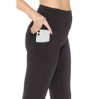 Premium Nylon Activewear Solid Leggings