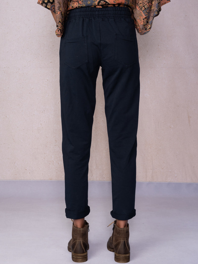 French Terry Roll Up Pant