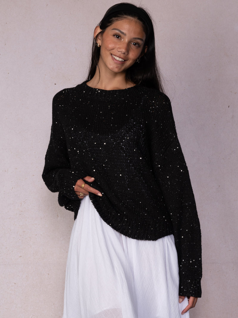 Glitter Knit Sweater – Grace & Joy Clothing Co.